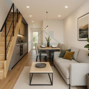 Moderne Wohnräume mit natürlichem Licht