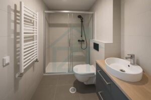 Modernes Badezimmer mit klaren Linien (2)