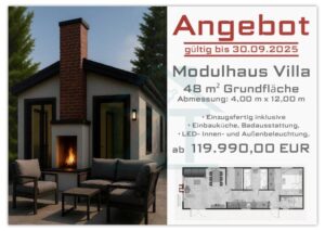 Mini-Villa mit Kaminzug Angebot
