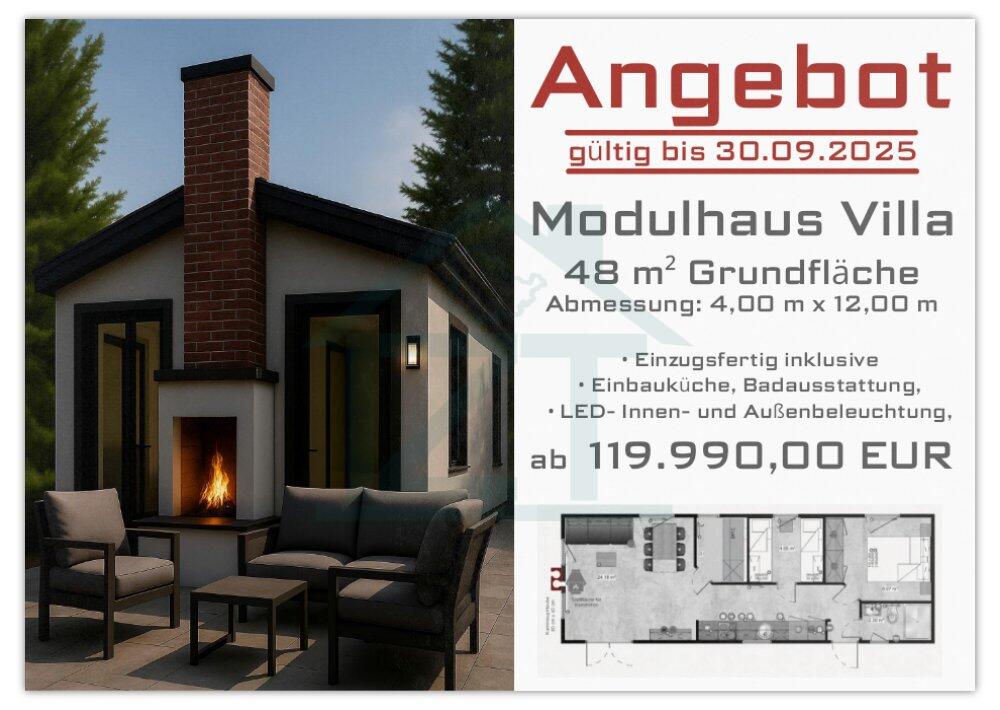 Mini-Villa mit Kaminzug Angebot
