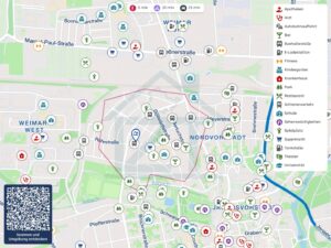 Lageplan-Rembrandtweg 19, 99423 Weimar, Deutschland-Kartenausschnitte