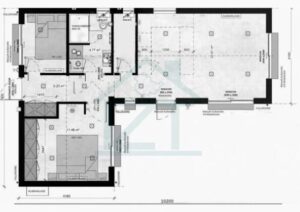 Grundriss Winkelbungalow