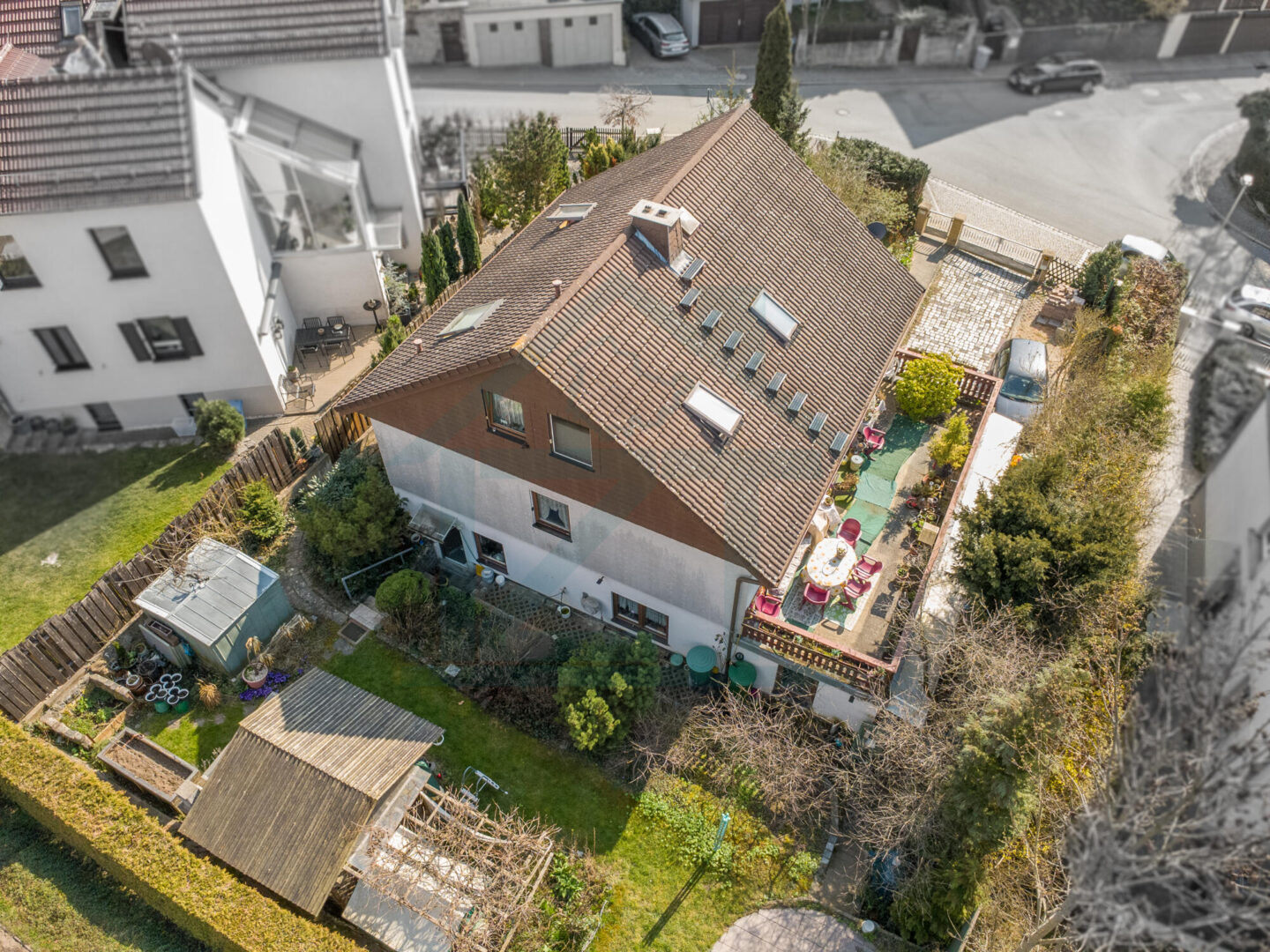 Luftbild, Rückseite