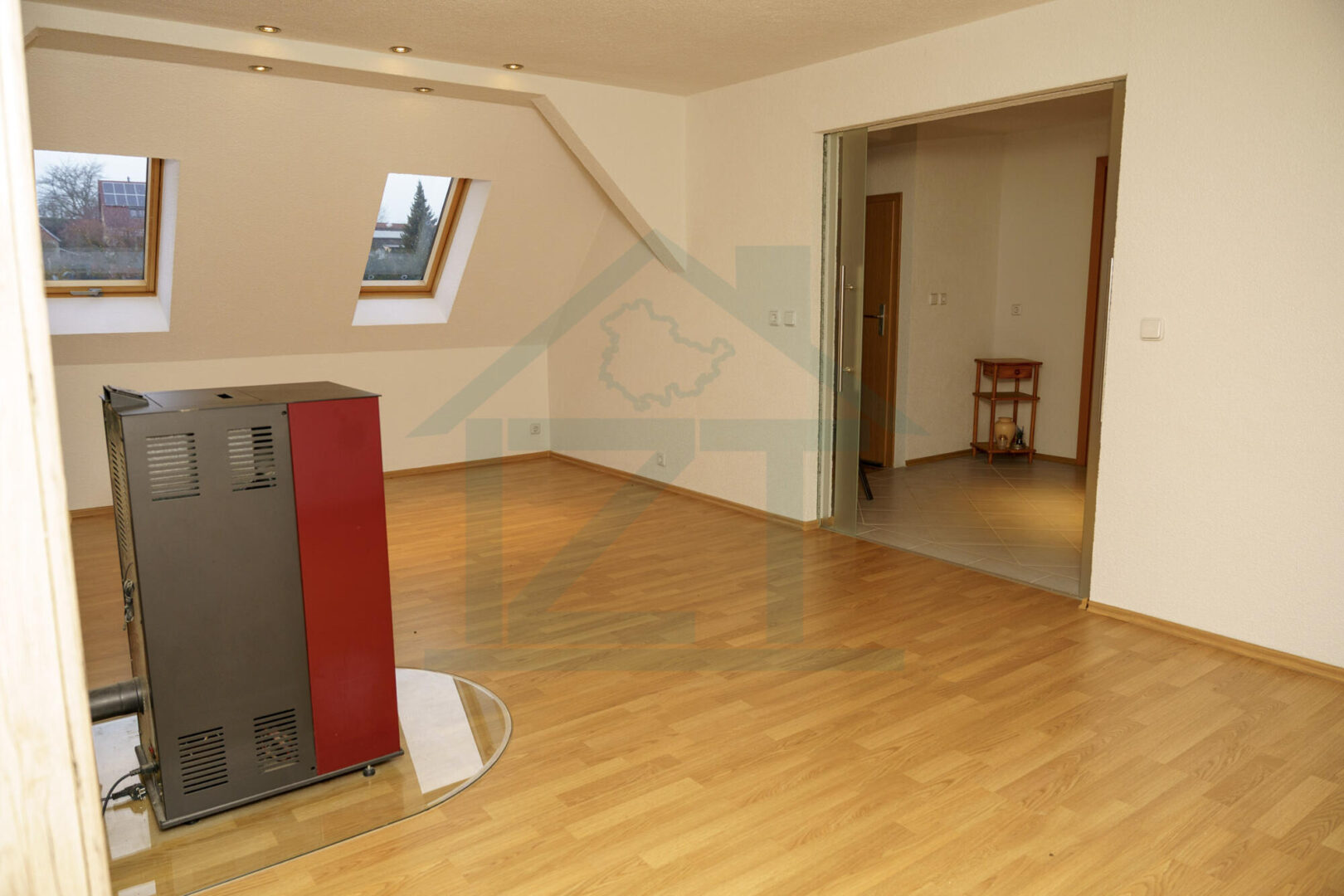 Kompakter Wohnbereich mit Schlafzone WE 4