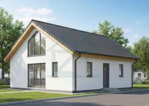 Ansicht mit Panoramafenster