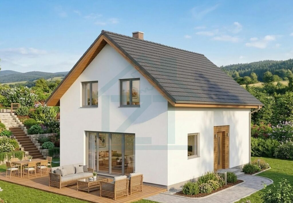 EFH Ansicht Terrasse