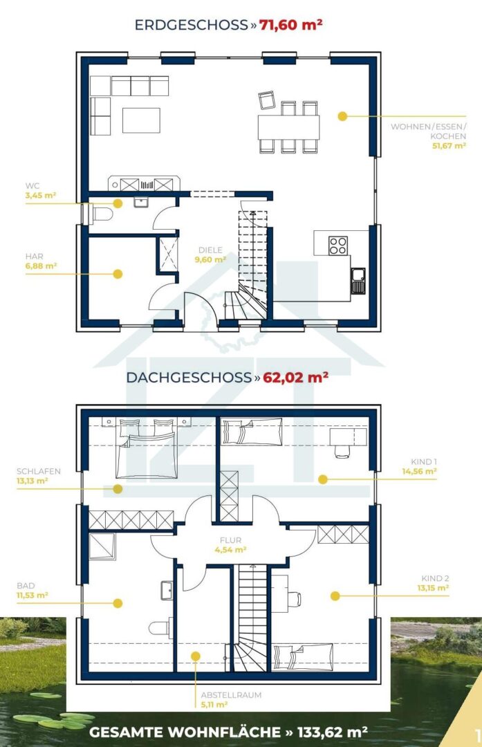 Grundriss Family 134