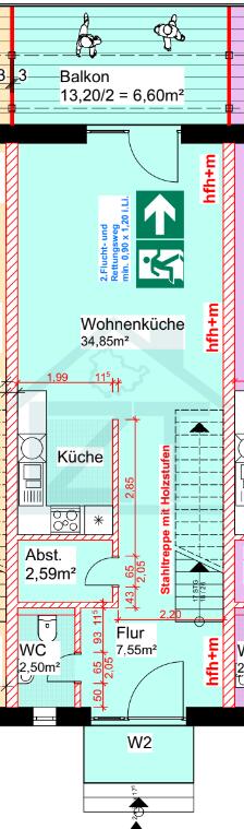 Grundriss WE2 EG