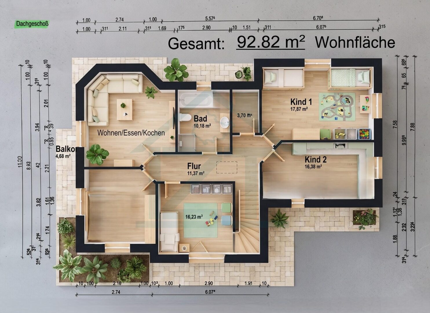 Grundriss DG