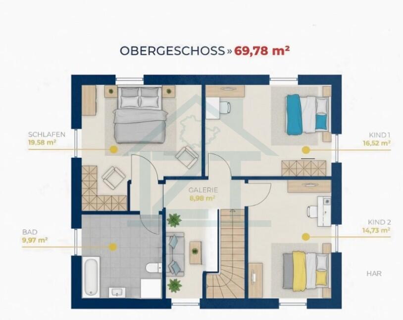 Stadtvilla 140 OG