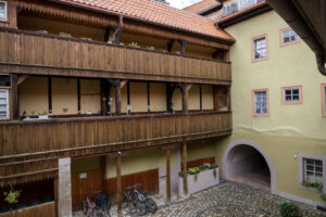 Blick auf Innenhof