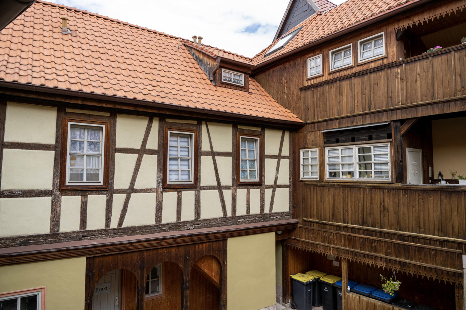 Blick auf Innenhof