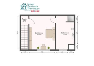 Grundriss, OG, Nebengelass