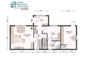 Grundriss, EG, Haupthaus