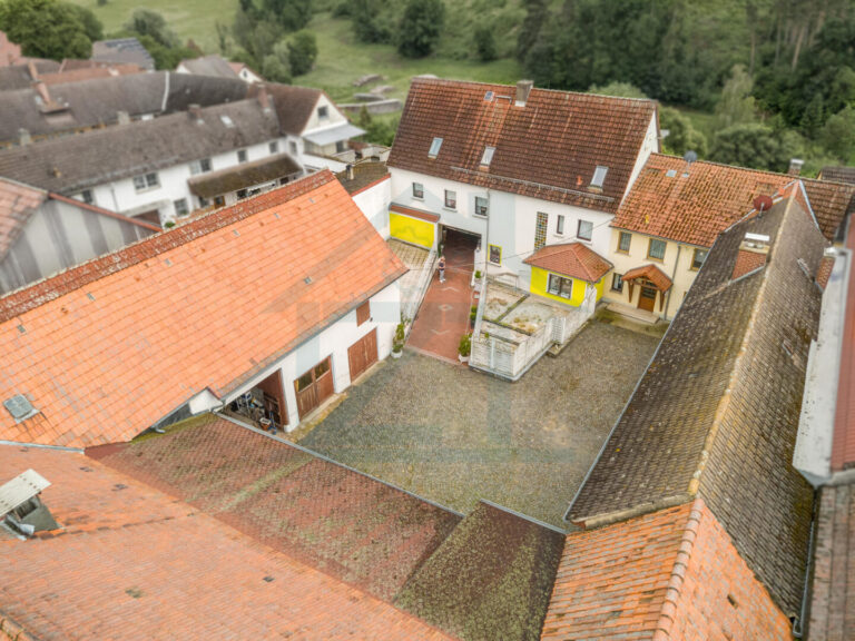 Luftbild, Innenhof
