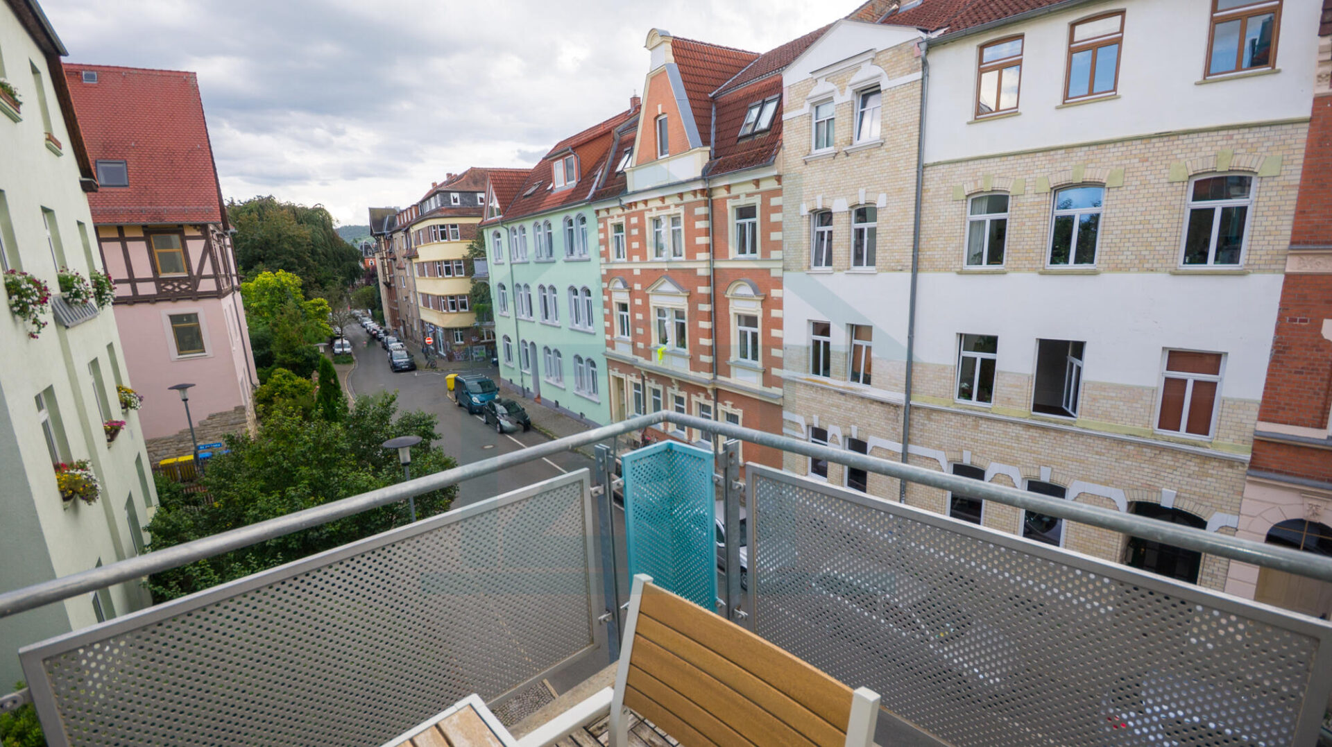 Ausblick vom Balkon