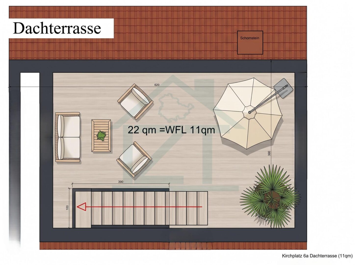 Dachterrasse