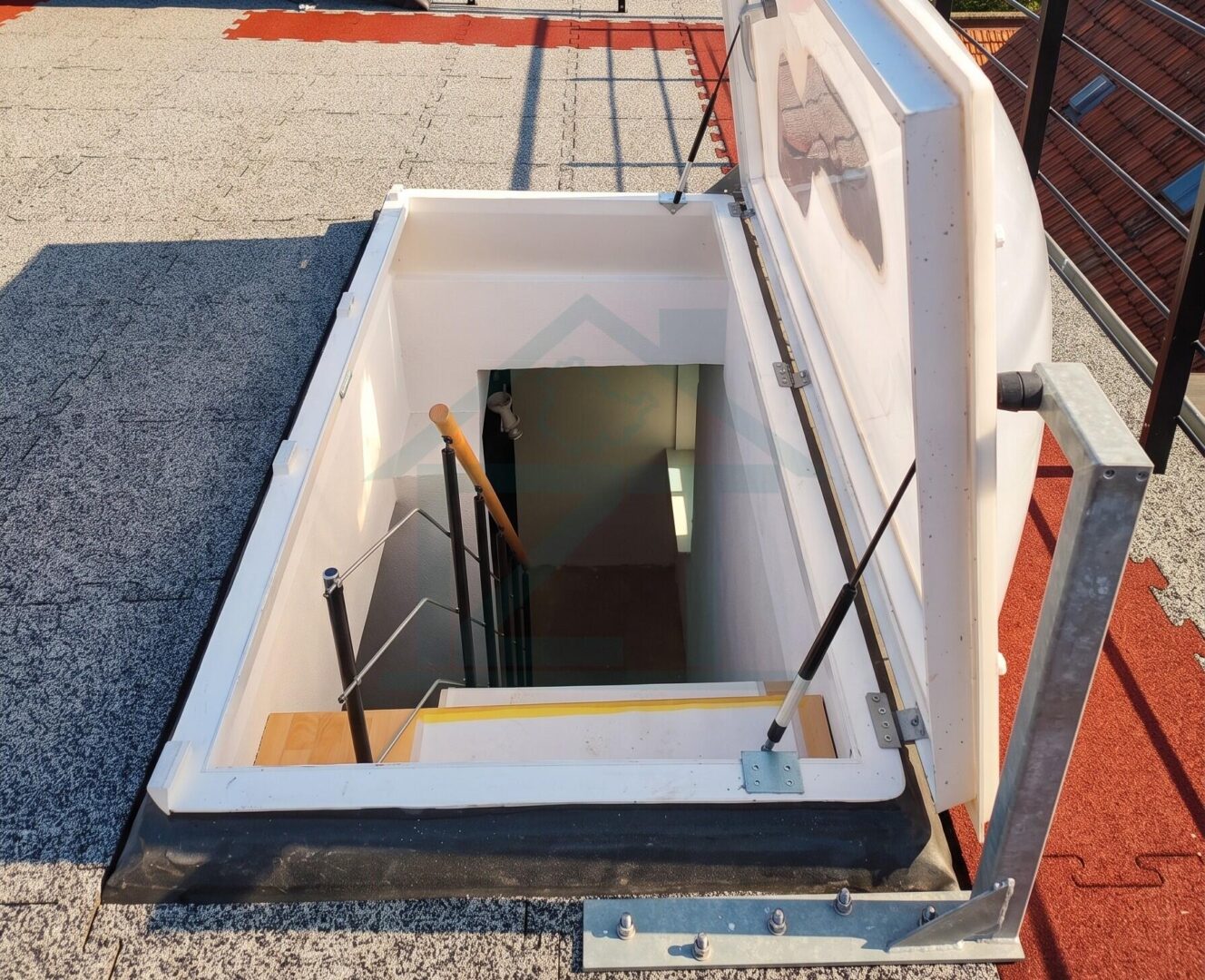 Dachausstiegsglaskuppel