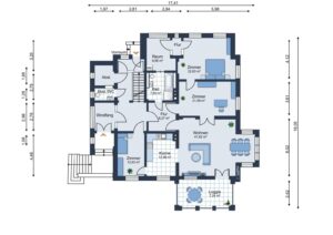 Grundriss Wohnung EG